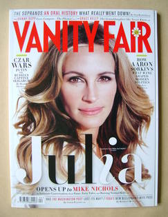 Vanity Fair magazine - Julia Roberts cover (April 2012)