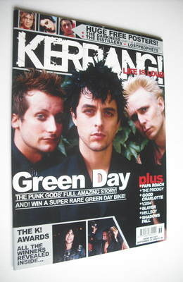 <!--2004-09-04-->Kerrang magazine - Green Day cover (4 September 2004 - Iss