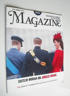 The Times magazine - Prince William, Prince Harry and Kate Middleton cover (9 June 2012)