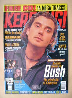 Kerrang magazine - Gavin Rossdale cover (25 April 1998 - Issue 696)