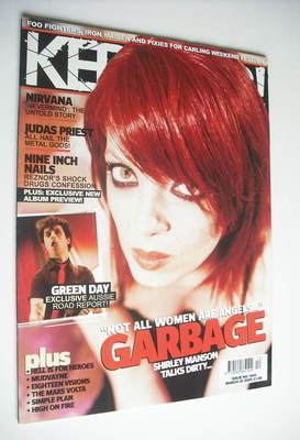 <!--2005-03-26-->Kerrang magazine - Shirley Manson cover (26 March 2005 - I