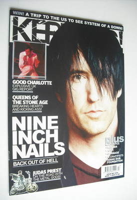 Kerrang magazine - Trent Reznor cover (2 April 2005 - Issue 1050)