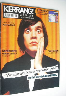 Kerrang magazine - The Hives cover (20 April 2002 - Issue 900)