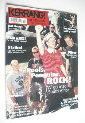 Kerrang magazine - 'A' cover (18 May 2002 - Issue 904)
