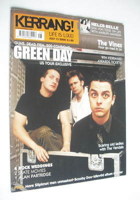 Kerrang magazine - Green Day cover (13 July 2002 - Issue 912)