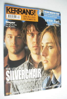 Kerrang magazine - Silverchair cover (27 July 2002 - Issue 914)