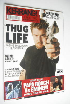 Kerrang magazine - Raging Speedhorn cover (10 August 2002 - Issue 916)