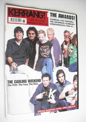 Kerrang magazine - Awards cover (7 September 2002 - Issue 920)