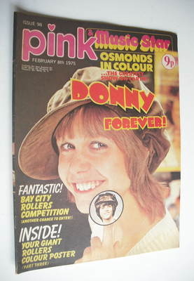 Pink magazine - 8 February 1975 - Julie Peasgood cover