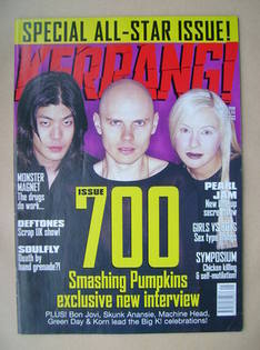 Kerrang magazine - The Smashing Pumpkins cover (23 May 1998 - Issue 700)