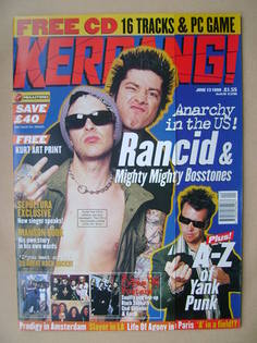 Kerrang magazine - Tim Armstrong and Lars Frederiksen cover (13 June 1998 - Issue 703)