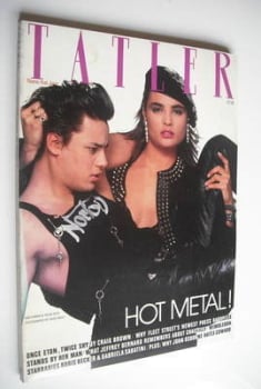 Tatler magazine - June 1986 - Nick Kamen and Talisa Soto cover