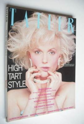 Tatler magazine - November 1984 - Miranda Richardson cover