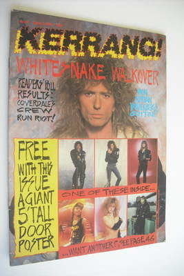 <!--1988-03-05-->Kerrang magazine - Whitesnake cover (5 March 1988 - Issue 