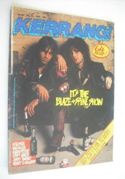 Kerrang magazine - Wolfsbane & Quireboys cover (28 May 1988 - Issue 189)