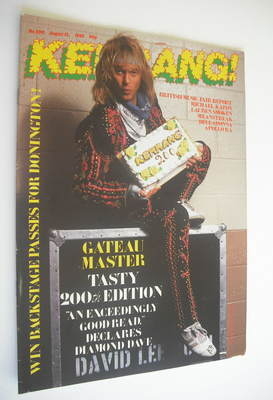 <!--1988-08-13-->Kerrang magazine - David Lee Roth cover (13 August 1988 - 