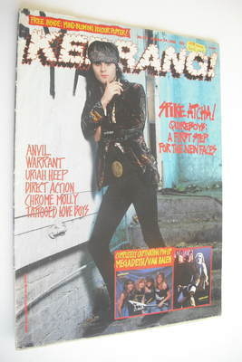 <!--1988-10-29-->Kerrang magazine - Quireboys cover (29 October 1988 - Issu