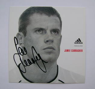 Jamie Carragher autograph