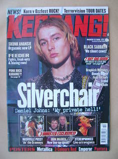 <!--1999-03-13-->Kerrang magazine - Daniel Johns cover (13 March 1999 - Iss