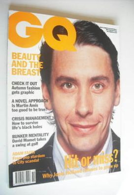 <!--1991-10-->British GQ magazine - October 1991 - Jools Holland cover