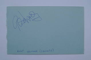Gilson Lavis autograph