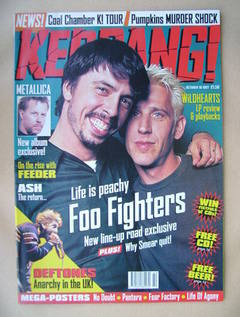 <!--1997-10-18-->Kerrang magazine - Foo Fighters cover (18 October 1997 - I