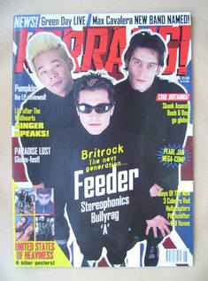 Kerrang magazine - Feeder cover (7 February 1998 - Issue 685)
