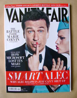 Vanity Fair magazine - Alec Baldwin cover (August 2012)