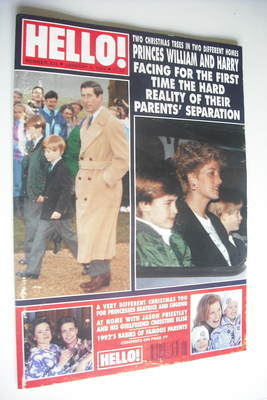 Hello! magazine - Princess Diana and Prince Charles cover (9 January 1993 - Issue 235)