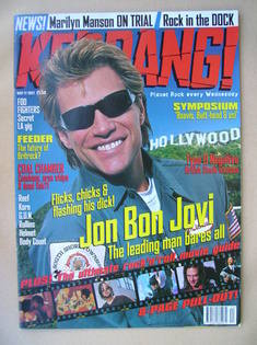 <!--1997-05-17-->Kerrang magazine - Jon Bon Jovi cover (17 May 1997 - Issue