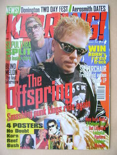 <!--1997-02-01-->Kerrang magazine - The Offspring cover (1 February 1997 - 