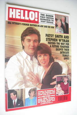 Hello! magazine - Patsy Smith and Stephen Wyman cover (29 October 1994 - Issue 328)