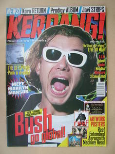 Kerrang magazine - Gavin Rossdale cover (12 April 1997 - Issue 643)