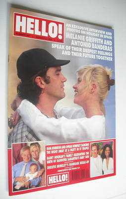 Hello! magazine - Melanie Griffith and Antonio Banderas cover (5 August 1995 - Issue 367)