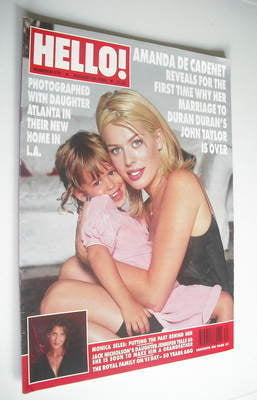 Hello! magazine - Amanda de Cadenet and daughter Atlanta cover (26 August 1995 - Issue 370)