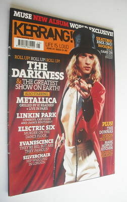 Kerrang magazine - The Darkness cover (21 June 2003 - Issue 960)
