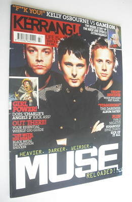Kerrang magazine - Muse cover (5 July 2003 - Issue 962)