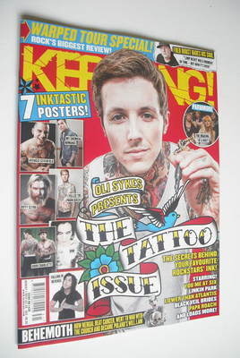 Kerrang magazine - The Tattoo Issue cover (4 August 2012 - Issue 1426)