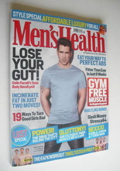 British Men's Health magazine - September 2012 - Colin Farrell cover