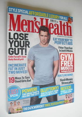 <!--2012-09-->British Men's Health magazine - September 2012 - Colin Farrel