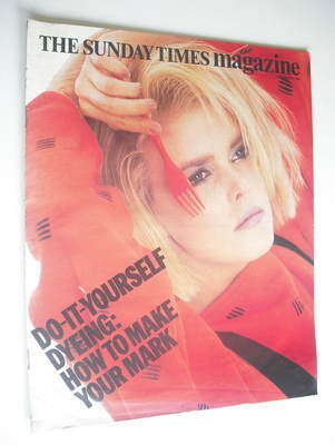 The Sunday Times magazine - How To Make Your Mark cover (2 September 1984)