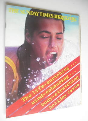 The Sunday Times magazine - The Holiday Issue cover (5 January 1986)