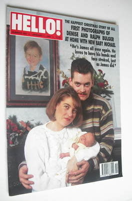 Hello! magazine - Denise Bulger and Ralph Bulger and baby Michael cover (1 January 1994 - Issue 285)