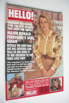 Hello! magazine - Susan Ferguson cover (9 April 1994 - Issue 299)