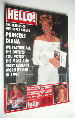 Hello! magazine - Princess Diana cover (22 January 1994 - Issue 288)