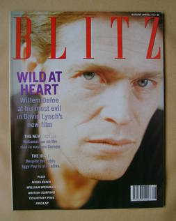 Blitz magazine - August 1990 - Willem Dafoe cover