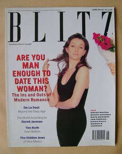 Blitz magazine - June 1991 - Cherie Lunghi cover