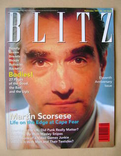 <!--1991-09-->Blitz magazine - September 1991 - Martin Scorsese cover