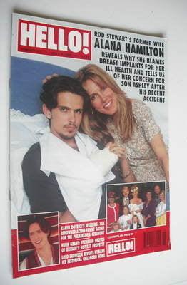 Hello! magazine - Alana Hamilton and son Ashley cover (2 July 1994 - Issue 311)