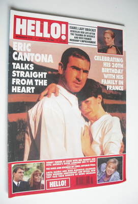 Hello! magazine - Eric Cantona cover (8 June 1996 - Issue 410)